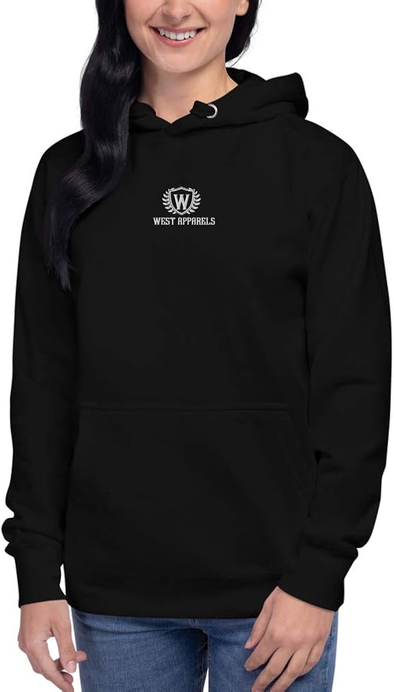 Women's West Apparels printed Hoodie Black west apparel