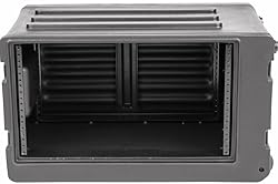 SKB rSeries Shallow Rolling Rack Roto-molded Case