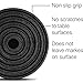 Reversible Coasters 4 inches Set of 6 Black or Brown Drink Coaster in Gift Box Holder Absorbs Moisture Protects Furniture from Water Marks