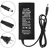 tangsfire 36V Bike Battery Charger Output 42V 2A for Electric Bicycle Lithium Batteries Pack DC5.5mm2.1mm11mm Connector