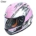 New Motorcycle Full Face Modular Helmet Visor Shield for Brand WOW Helmet: Model HJM, HJD, A110, A111 ONLY