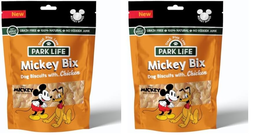 PARK LiFE - Mickey Bix CHICKEN, 100g Pouch (Pack of 2)