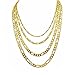 Men's Yellow Gold Plated 6mm Lifetime Warranty Cuban Curb Chain Link Necklace, 36