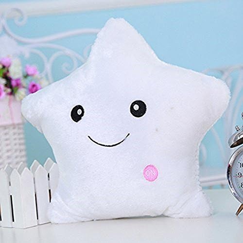 Cones gapphotos LED Star Pillows Luminous Light Up Soft Flashing Light Cushions