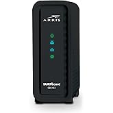 ARRIS (SB6183) -Cable Modem - Fast DOCSIS 3.0 16x4 Gigabit, [Check with your provider for compatibility], 1 Gbps Port, 400 Mb