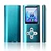 Lonve MP3 Player MP4 Player 16GB Portable Media Music Player with FM Radio Voice Recorder Supporting MP3 WMA WAV Perfect for Kids Sports Blue
