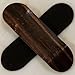 Peoples Republic Ebony Complete Wooden Fingerboard w Nuts Trucks - Basic Bearing Wheels