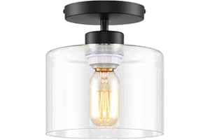 Semi Flush Mount Ceiling Light, Modern Kitchen Lighting Fixtures Ceiling, Rustic Ceiling Light Fixtures, Ceiling Lights with 