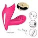 Wearable Vagina Vibrator with 7 Frequency Wireless Remote-Control G Spot Vibrator Massager/Clitoris Vibrator for Woman (Pink)