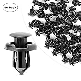 GOOACC GRC-08 Honda and Acura Fender Clips-91503-SZ3-003 40 Pcs Fastener Rivet Clips Nylon Bumper Automotive Furniture Assembly Expansion Screws Kit Auto Body 10mm-40PCS