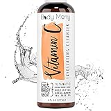 10% Vitamin C Facial Cleanser - Daily Anti-Aging Face Wash to Unclog Pores & Deep Clean Dirt, Oil & Grime - Packed with Jojoba + Best Natural Rosehip & Tea Tree Oils to help with Acne - by Body Merry