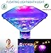 AMRZS Waterproof Floating Pool Lights Party Lights Decorations 7 Modes Baby Bath Light for Tub/Spas/Pond/Pool,2018 Version, Battery Operated
