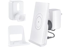 Starlink Router Mount, 2 in1 Wall Mount for Starlink Router Mini and Power Supply Mounting Kit, Hidden Power Adapter Holder f