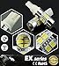 JDM ASTAR Super Bright 30-EX Chips 921 912 LED Bulbs with Projector For Backup Reverse Lights, Xenon White