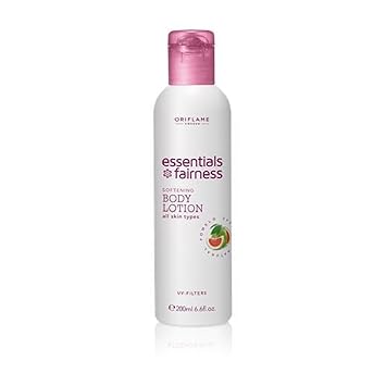Oriflame Essentials Fairness Softening Body Lotion with UV Filters, 200ml