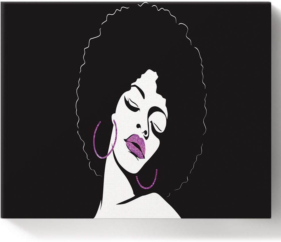 KAROLA Paint by Numbers for Adult, DIY Paint by Number Kits for Kids Canvas Painting for Home Wall Decor,African Woman (16X20in)
