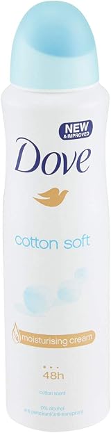 Dove Cotton Soft Anti-Perspirant Deodorant Spray 150ml 48 Hour Protection view 3