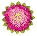 Luna Bazaar Medium Tissue Paper Flower (10-Inch, Pink & Cantaloupe Orange)