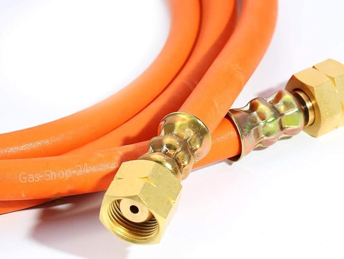 Hochdruck HD Gasschlauch 5 m (500 cm) 3/8 Zoll GasSchlauch Gasbrenner, Aufschweißbrenner