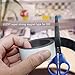Flexible Strong Magnetic Tape, Thicker and Stronger Adhesive Back Magnet Strip for White Board, Dry Erase, Automotive, Fridge, MILITARY GRADE, 1
