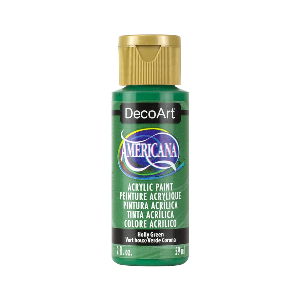 Deco Art Americana Acrylic Multi-Purpose Paint, Holly Green, 59 ml (Pack of 1)