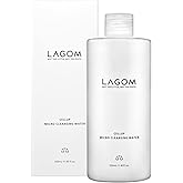 LAGOM Cellup Micro Cleansing Water, Natural Micellar, Moisturizing Face Wash, Facial Cleanser for All Skin Type 11.83 Fl Oz