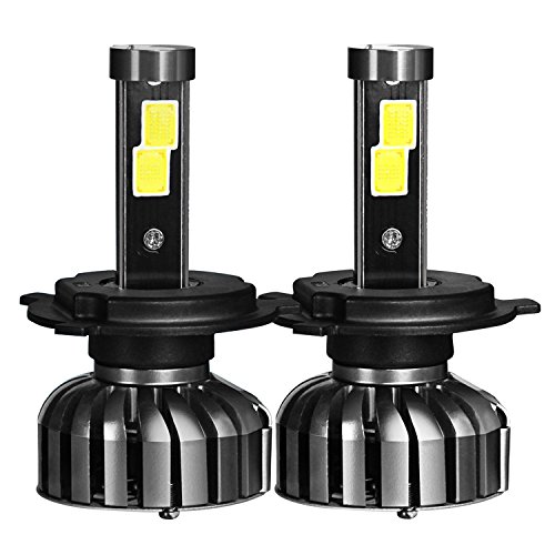 LED Headlight Bulbs Conversion Kit H4(9003),Leakind Plug and Play N7 Series Arc Beam Lamp – 80W 8,000Lm 6000K,3 Year Warranty