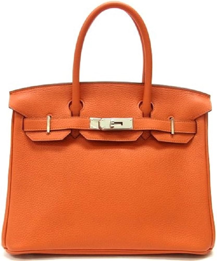 Amazon Hermes エルメス バーキン30 フー オレンジ トリヨンクレマンス シルバー金具 R刻印 ハンドバッグ Birkin 30 トリオンクレマンス ブラッドオレンジ Feu k0158 中古 財布