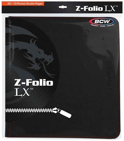 Amazon.com: BCW Z-Folio LX Zipper Portfolio - Premium Gray