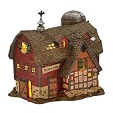 Department 56 New England Village Salem's Farm Lit House, 5.9-Inch