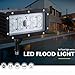 1000LED LED Flood Light High Lumens 70W 8,050Lm Daylight 5000K AC110-277V Waterproof IP65 UL DLC Listed for Wall Light Security Backyard Area