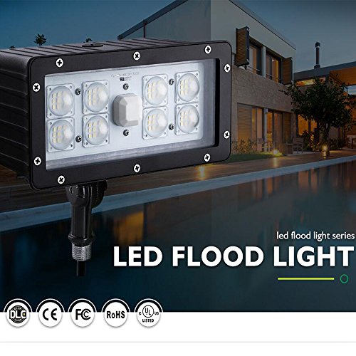 1000LED LED Flood Light High Lumens 70W 8,050Lm Daylight 5000K AC110-277V Waterproof IP65 UL DLC Listed for Wall Light Security Backyard Area - Thumbnail 3