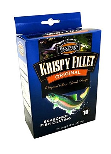 Eastman Outdoors Krispy Fillet Seasoning - Crispy Fish Fry Breading Batter Mix - Original