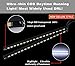 YINTATECH 2pcs White Led Cob Lights, 29w High Power Waterproof Car Cob Led Strip Daytime Running Light