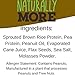 Naturally More Natural Crunchy Peanut Butter Spread + 10g Protein + Flaxseed