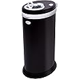 Ubbi Steel Diaper Pail, Odor Locking, No Special Bag Required, Award-Winning, Registry Must-Have, Matte Black