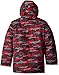Columbia Big Boys' Lightning Lift Jacket, Mountain Red Dot Print, Small