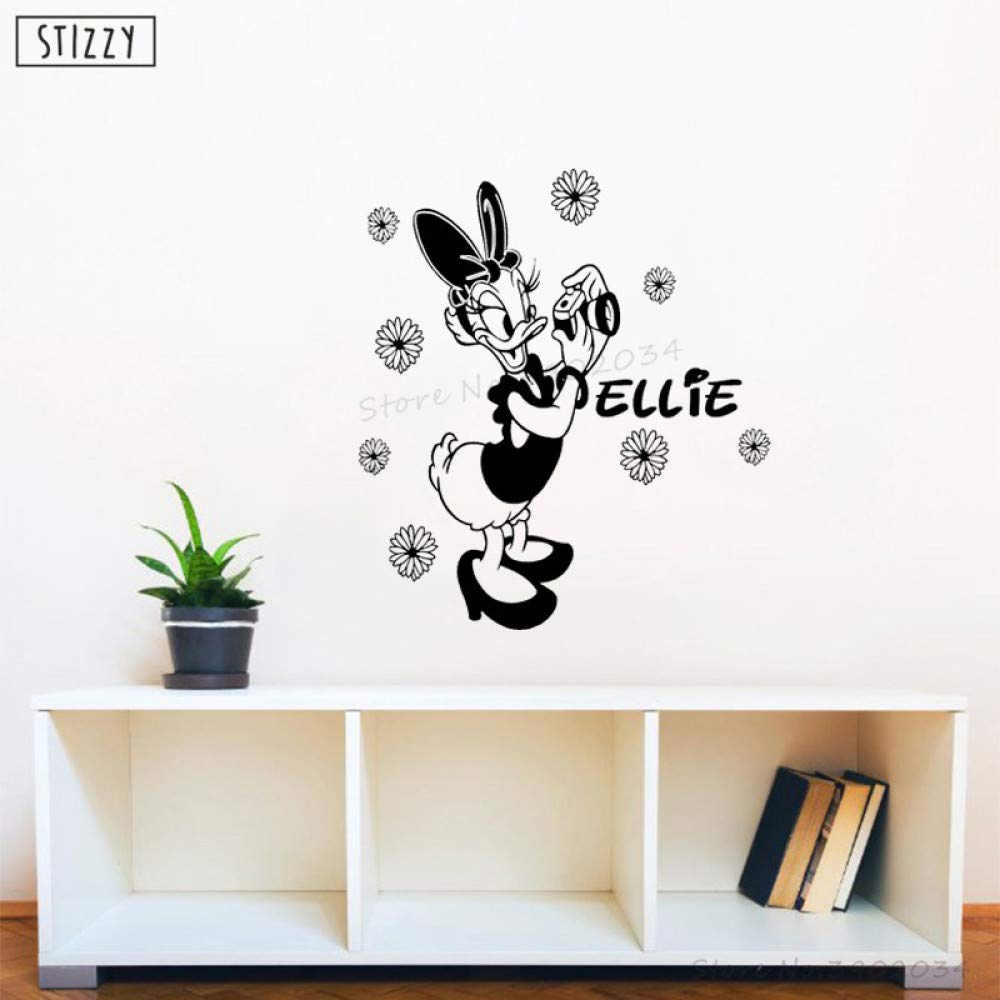 yaoxingfu Etiqueta de la Pared de Dibujos Animados de Pato Nombre ...