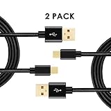 JWI 2x Type C(USB-C) to USB Braided Cable Reversible Connector for MacBook 12inch 2015,Lenovo ZUK Z1,MI 4C,Nokia N1, Nexus5x/6P (Black-Gold-USB)
