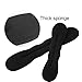 iWenSheng Strong Holder Hair Sponge, Upgraded Version, 4 Magic Beauty Hairstyle, Foam, Sponge, Donut Maker Ponytail Bun Twister Tie, 2 Large and 2 Small