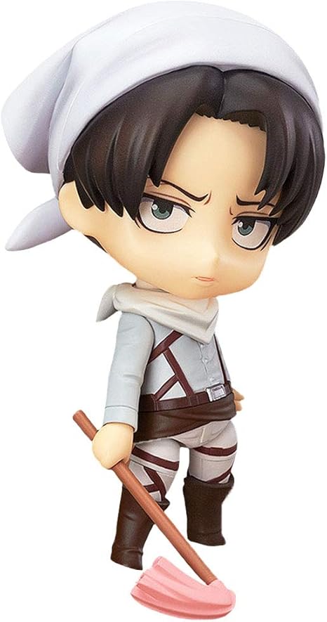 Amazon ねんどろいど 進撃の巨人 リヴァイ兵長 掃除ver ノンスケール Abs Pvc製 塗装済み可動フィギュア フィギュア ドール 通販