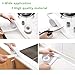 Caulk Strip Bathroom Caulking Tape Waterproof Flexible Self Adhesive Sealing Tape Mildew Proof for Bathtub Kitchen Toilet and Wall Corner 1.5inch x 11ft/38mm x 3.2m(White/Grey)