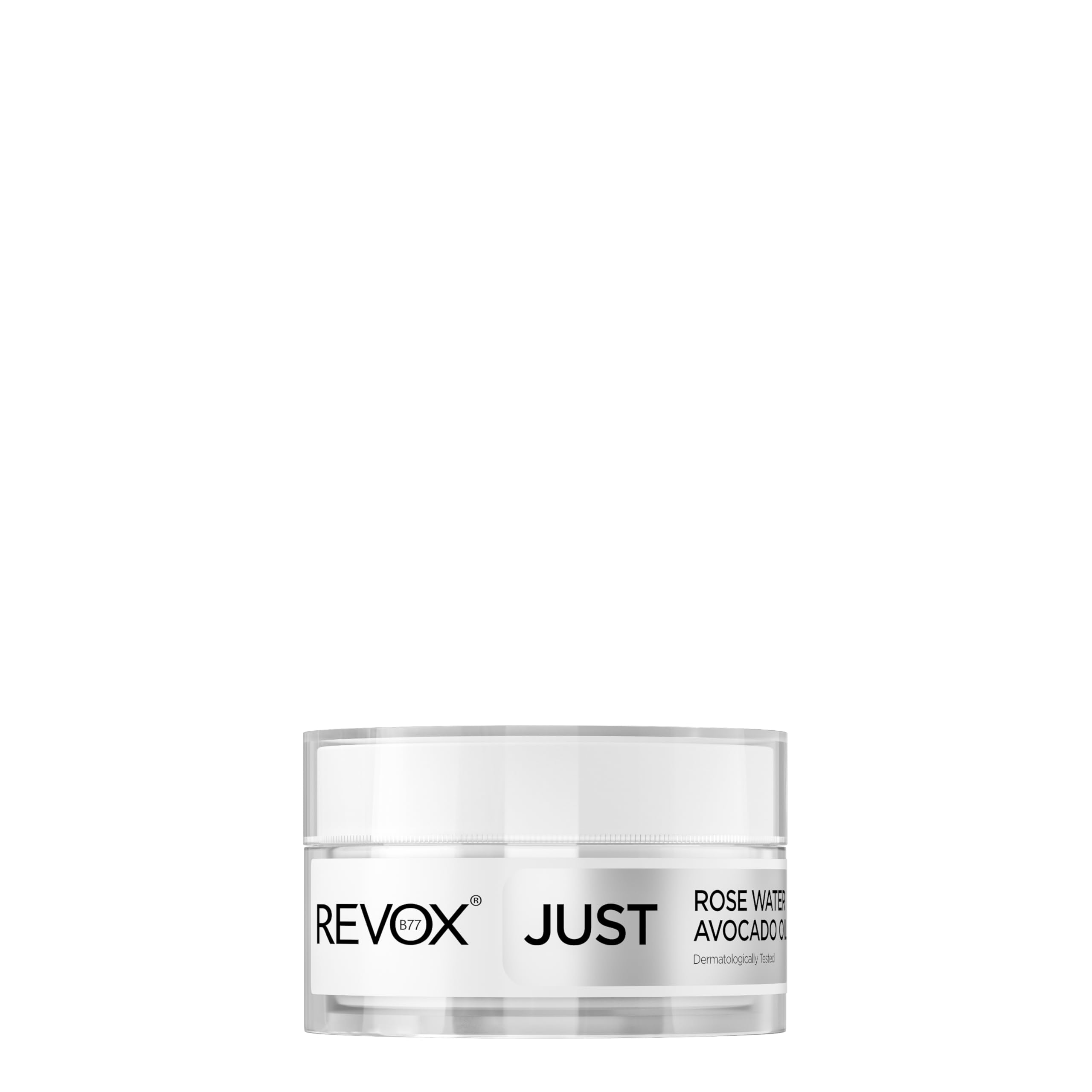 REVOX B77 - Just Rose Water Avocado Oil Eye Care Cream, 50 ml, Eye Cream, Eliminates Dark Circles, Deeply Hydrates, Reduces Wrinkles and Bags, Soothes Skin, Improves Elasticity
