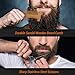 MayBeau Beard Kit for Men Set of 8 Beard Growth Grooming & Trimming with Unscented Leave-in Conditioner Oil,Beard shaping, Beard Balm Butter Wax, Brush and Mustache Comb Ultimate Trimmer Set for Men