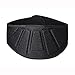Nylon Weight Lifting Belt for Men and Women + BONUS Drawstring Bag, Black Neoprene with Adjustable Velcro, for Weightlifting, Power Lifting, Crossfit and Lower Back Support
