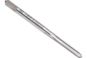 uxcell Hand Bottom Tap #3-56 UNF 2B Thread Bottoming Style Threading Taps High Speed Steel HSS6542 Straight Flutes Screw Tapp