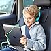 Amazon Basics Volume Limited On-Ear Headphones for Kids - Blue/Green