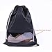 Cosmos 8 Pcs Travel Shoe Bags Shoe Organizer Pouch Storage String Bags with Clear Window for Travel Trip Carrying Packing, Dust-proof Non-Woven Fabric in Dual Drawstring, 17.5