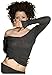 Sexy Sweater Off Shoulder Loose Mesh Knit Ballet Neck Top by KD dance New York