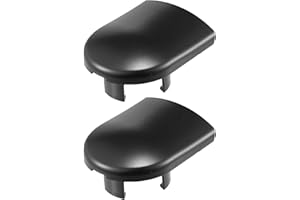 ACROPIX Rear Windshield Wiper Arm Nut Cover Cap Fit for Buick for Cadillac - Pack of 2 Black
